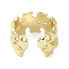 Brass Open Cuff Rings RJEW-Q778-33G-3