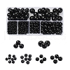 442Pcs 6 Style Glass Round Beads GLAA-YW0001-20B-1