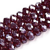Electroplate Glass Beads Strands EGLA-A034-T2mm-A28-1