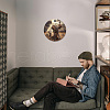 MDF Printed Wall Clock HJEW-WH0058-031-7