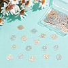HOBBIESAY 80Pcs 8 Styles Long-Lasting Plated Brass Connector Charms KK-HY0003-74-4