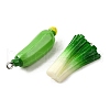 Opaque Resin Pendants CRES-D313-03P-2