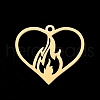 201 Stainless Steel Pendants STAS-T056-LA301-2-1