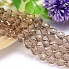 Faceted Teardrop Imitation Austrian Crystal Bead Strands G-M185-12x10mm-29A-1