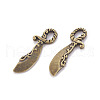 Alloy Pendants EA9105Y-AB-2