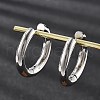 201 Stainless Steel Hoop Earrings EJEW-P304-13A-P-3