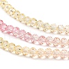 Transparent Painted Glass Beads Strands X1-DGLA-A034-T3mm-A09-4