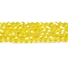 Transparent Electroplate Glass Beads Strands GLAA-F029-3mm-A21-1