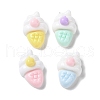 Opaque Resin Cabochons X1-CRES-F030-01I-2