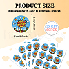 5 Sheets Round Dot PVC Waterproof Decorative Sticker Labels DIY-WH0481-38-2