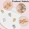 SOFPLATE 30Pcs 3 Colors Rack Plating Alloy Pendants FIND-SP0002-49B-6
