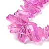 Natural Dyed Quartz Beads Strands G-G791-14P-2
