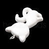 Opaque Resin Pendants RESI-G069-03D-4