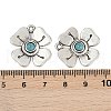 Resin Imitation Turquoise Pendants FIND-C068-21AS-3