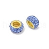 Alloy Rhinestone Clay Pave Beads ALRI-D300-04G-10-2