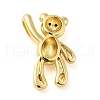 Rack Plating Brass with Cubic Zirconia Pendants KK-Q784-05G-2