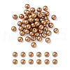 Spray Painted Natural Wood Beads WOOD-TA0002-25C-02-1