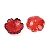Transparent Spray Paint Glass Beads GLAA-H035-04B-2