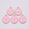 Alloy Enamel Pendants ENAM-S124-01B-09A-2