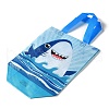 Cartoon Printed Shark Non-Woven Reusable Folding Gift Bags with Handle ABAG-F009-D02-2