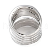Multi Layer Alloy Wrap Finger Rings for Women RJEW-K277-02P-4