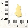 Christmas Themed Ion Plating(IP) 304 Stainless Steel Enamel Charms STAS-B075-36G-05-3