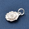 925 Sterling Silver Lotus Flower Charms STER-U009-01S-02-3