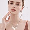 CHGCRAFT 84pcs 7 style ABS Plastic Imitation Pearl Pendants KY-CA0001-23-5