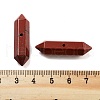 Natural Red Jasper Double Terminal Pointed Beads G-A231-01B-3