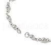 304 Stainless Steel Bar Link Chains Bracelet Making AJEW-JB01350-02-2