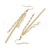 Brass Earrings for Women EJEW-JE05746-4