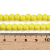 Baking Painted Opaque Glass Beads Strands GLAA-T032-P6mm-16-4