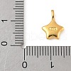 925 Sterling Silver Smiling Face Star Charms STER-R013-05G-3