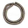 Electroplated Synthetic Non-magnetic Hematite Beads Strands G-H020-M01-21-2