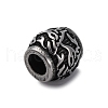 304 Stainless Steel European Beads STAS-S171-09AS-2