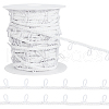 BENECREAT 22.5M Nylon Braided Trim with Elastic Button Loops OCOR-BC0006-77-1