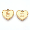 Ion Plating(IP) 316L Surgical Stainless Steel Pendants STAS-D029-29G-1