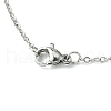Non-Tarnish 304 Stainless Steel Pendant Necklace for Women NJEW-JN04387-02-5