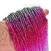 Transparent Painted Glass Beads Strands X1-DGLA-A034-T3mm-A06-2