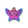Ion Plating(IP) 201 Stainless Steel Pendants STAS-E176-11M-3