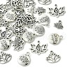 35Pcs 5 Styles Tibetan Style Alloy Pendants FIND-YW0005-32-2