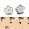 304 Stainless Steel European Beads STAS-D307-04A-P-3