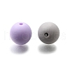 Frosted Opaque Acrylic Beads OACR-S071-03C-2
