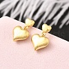 Brass Dangle Stud Earrings EJEW-R018-11G-2