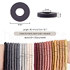   2 Bags Fixed Mixed 25-Color Handmade Polymer Clay Beads CLAY-PH0002-03-2