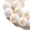 Natural Mashan Jade Beads Strands G-A255-A01-01H-3