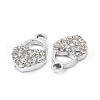 Alloy Crystal Rhinestone Pendants ALRI-H004-24P-2