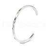 Non-Tarnish 304 Stainless Steel Cuff Bangles BJEW-K222-02P-7