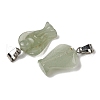 Natural Green Aventurine Pendants G-B127-10P-13-3