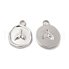 Non-Tarnish 304 Stainless Steel Pendants STAS-I671-09P-1